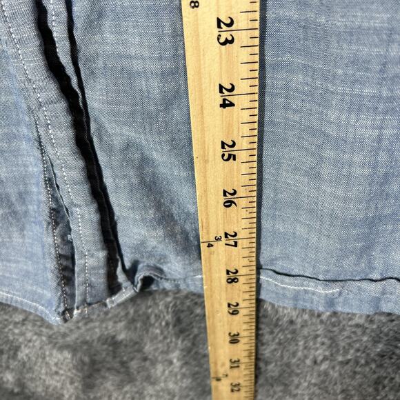 Pendleton Shirt Mens Large Blue Warren Short Sleeve Button Up Casual Cotton - Picture 6 of 7